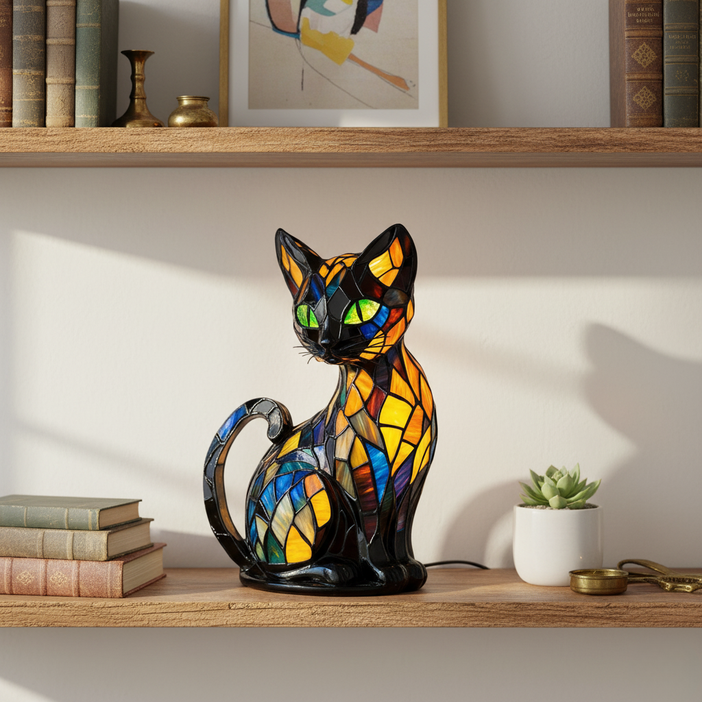 Lampada Artigianale – Stylish Cat