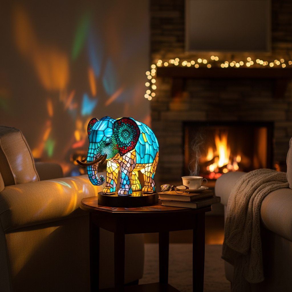 Lampada Artigianale – Noa Dazzling Elephant