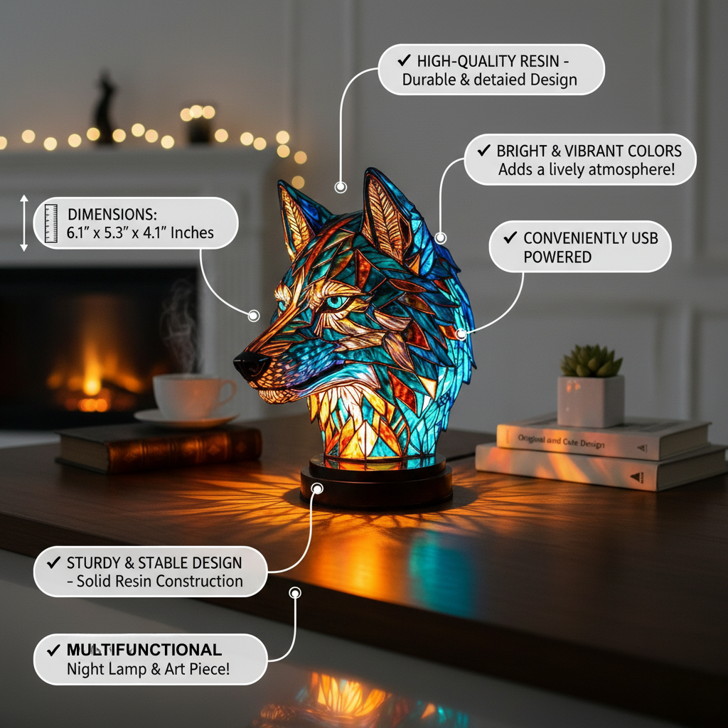 Bo Enchanting Wolf-Shaped