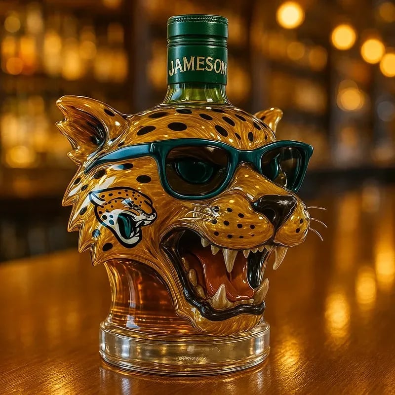 Jaguar | Jacksonville Jaguars Whiskey Bottle