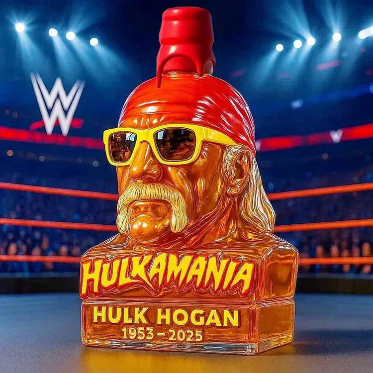 1953 Hulk Hogan Commemorative Limited Edition Whiskey Bottle