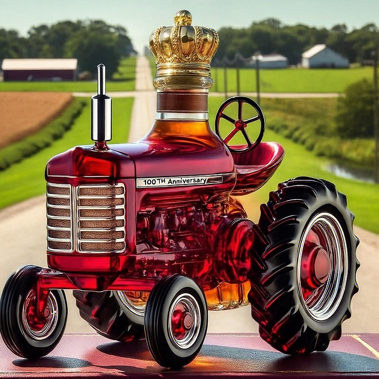 100 YEARS FARMALL Whiskey Bottle