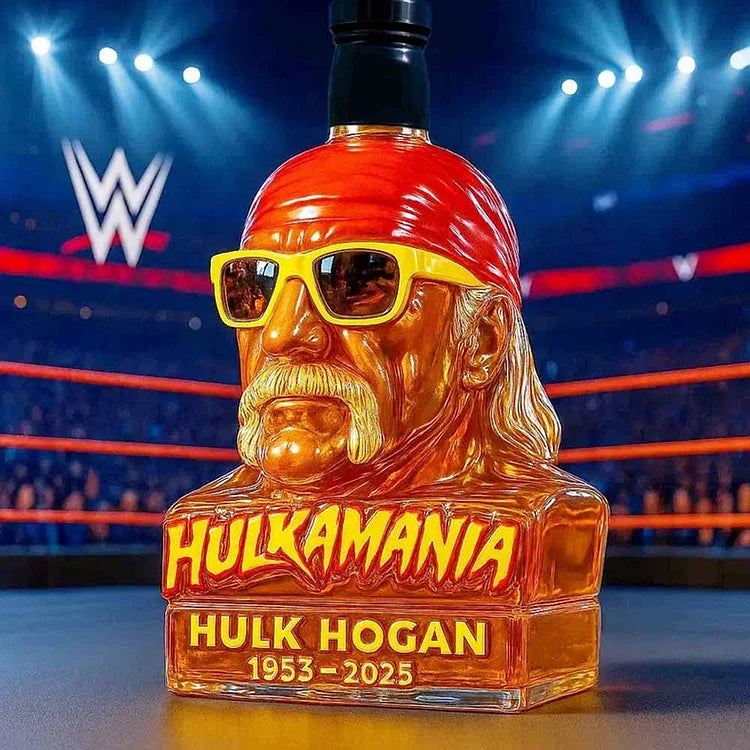 1953 Hulk Hogan Commemorative Limited Edition Whiskey Bottle