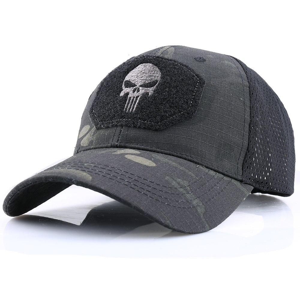 Tactical camouflage skull cap & sunglasses combo