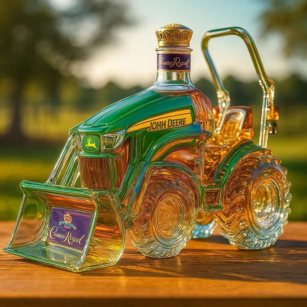 Tractor bottle decanter