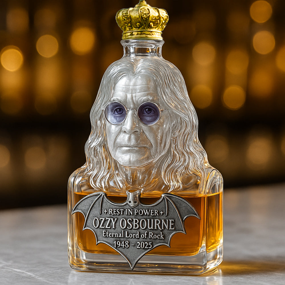 Immortalized in Glass — A Bottle of Whiskey in Honor of Ozzy Osbourne