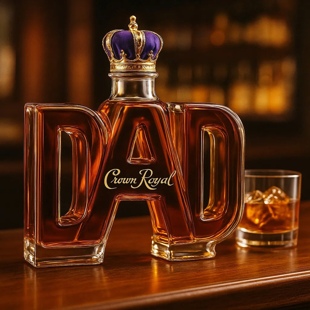 Jack Daniel's Whiskey Bottle - Dad Edition