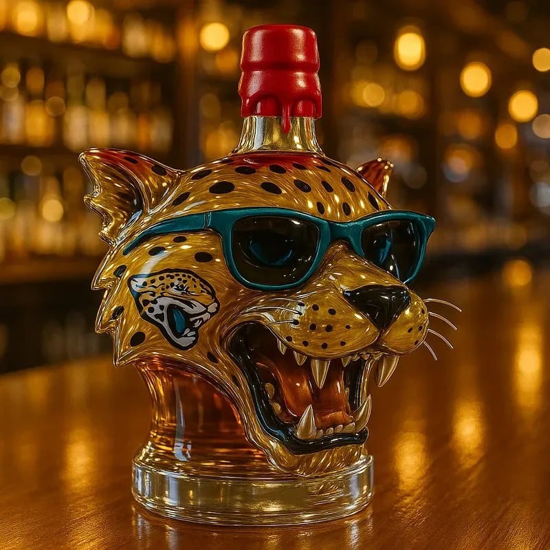 Jaguar | Jacksonville Jaguars Whiskey Bottle