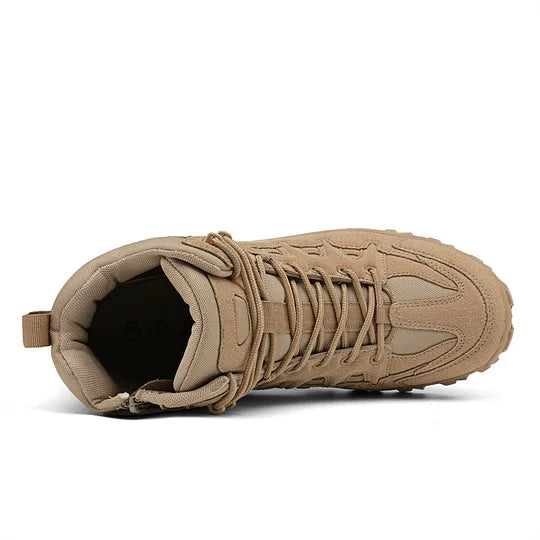 Men's combat boots - waterproof, non-slip hiking boots, puncture-proof and twist-proof work boots