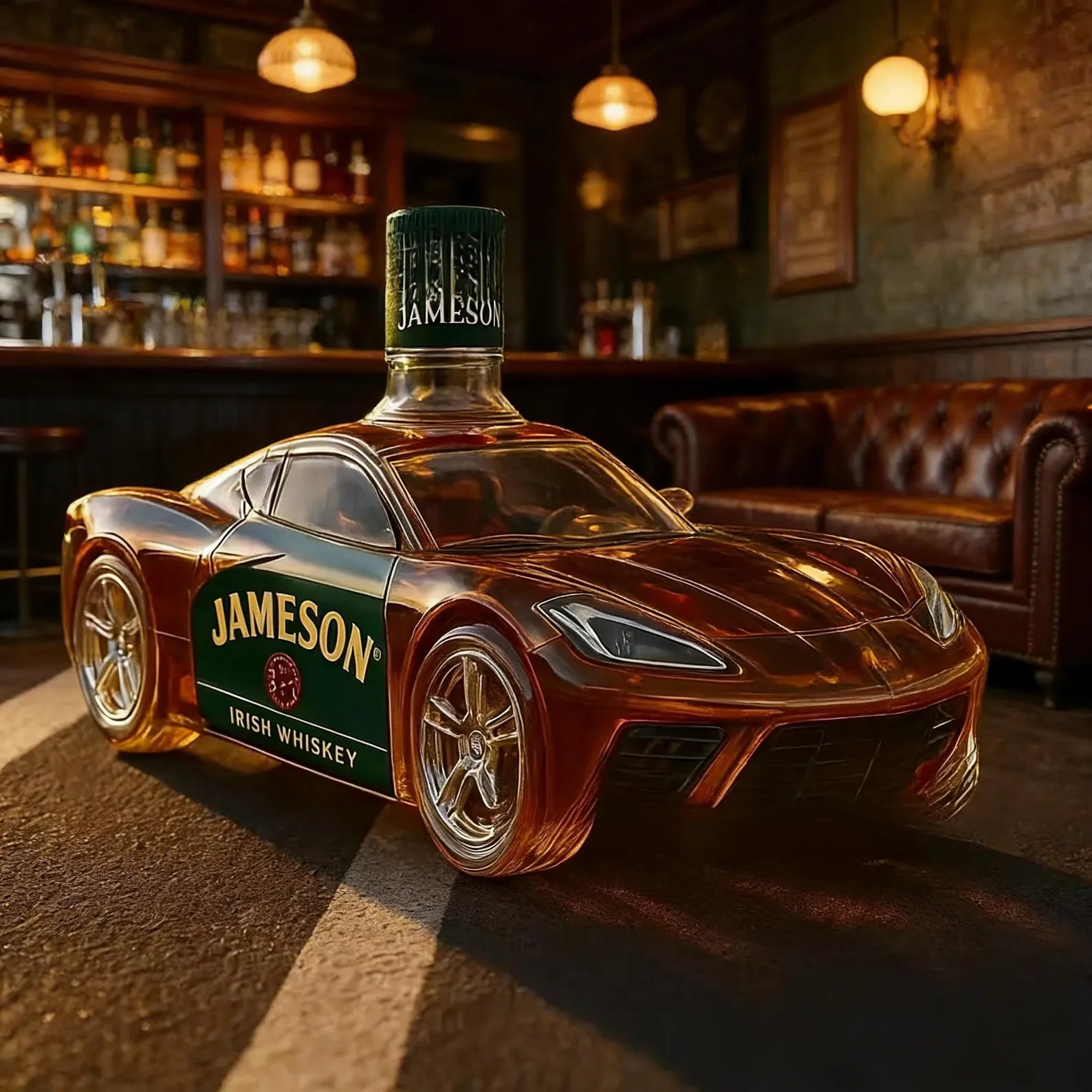 Whiskey bottle - Corvette edition
