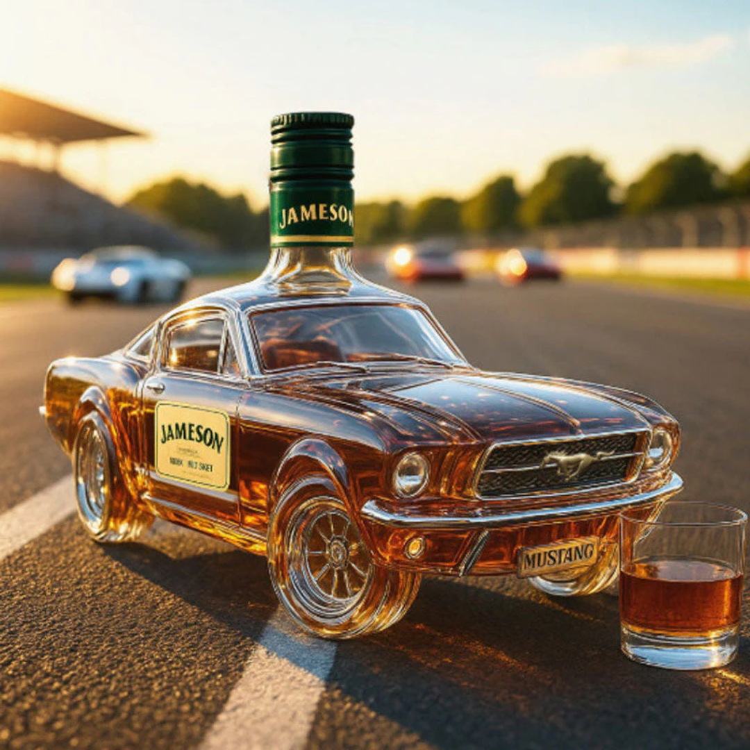 Mustang whiskey bottle