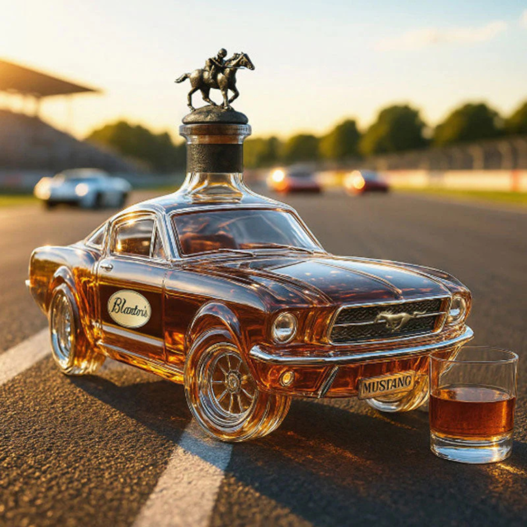 Mustang whiskey bottle