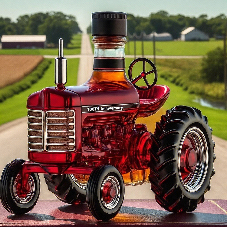100 YEARS FARMALL Whiskey Bottle