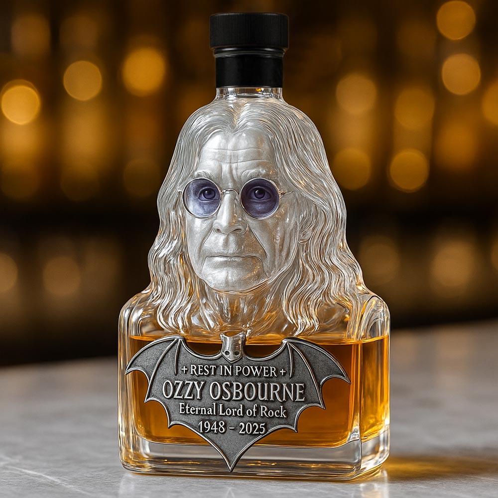 Immortalized in Glass — A Bottle of Whiskey in Honor of Ozzy Osbourne