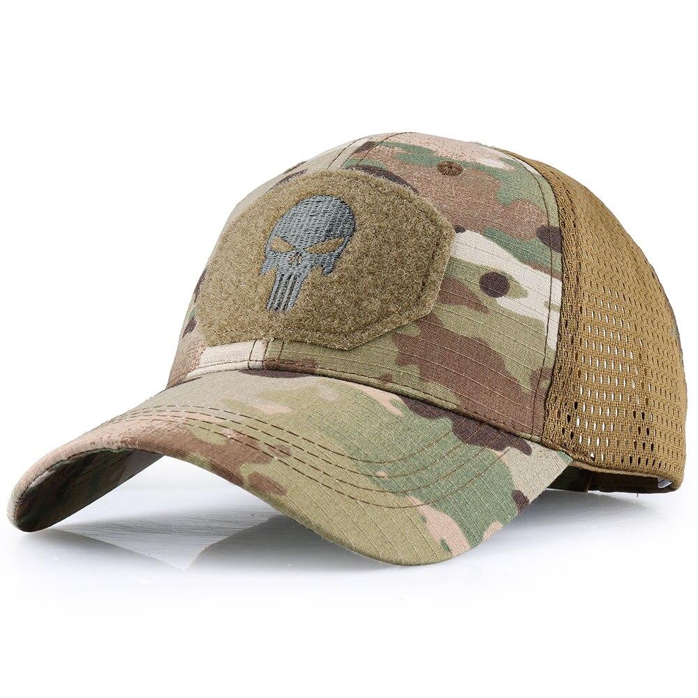 Tactical camouflage skull cap & sunglasses combo