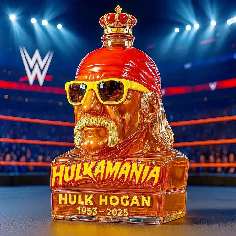 1953 Hulk Hogan Commemorative Limited Edition Whiskey Bottle