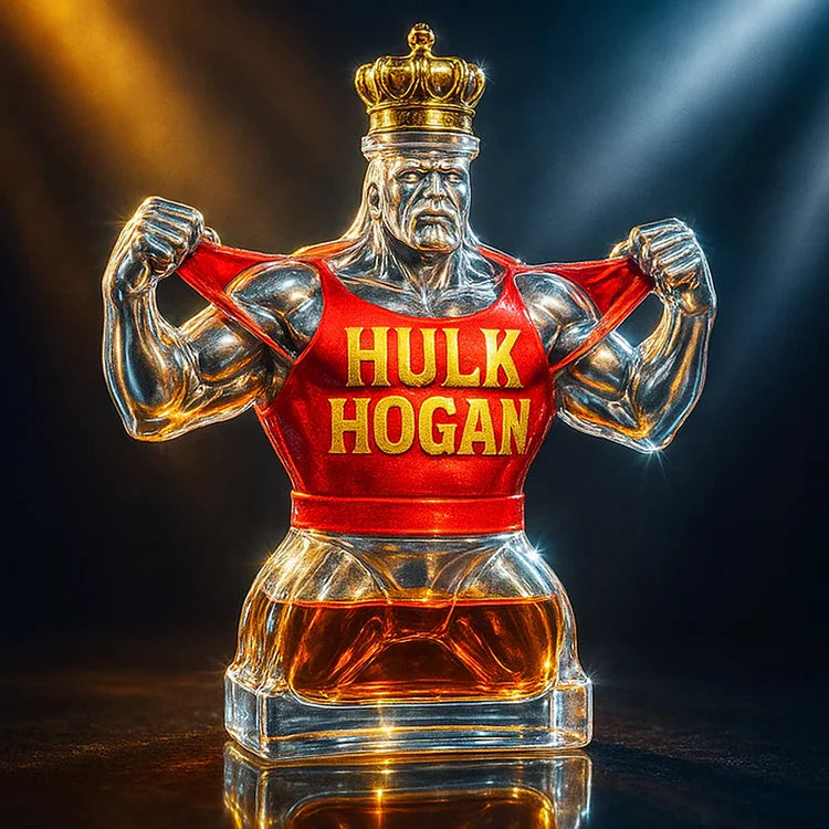 1953-2025 HULK HOGAN Commemorative Whiskey Bottle