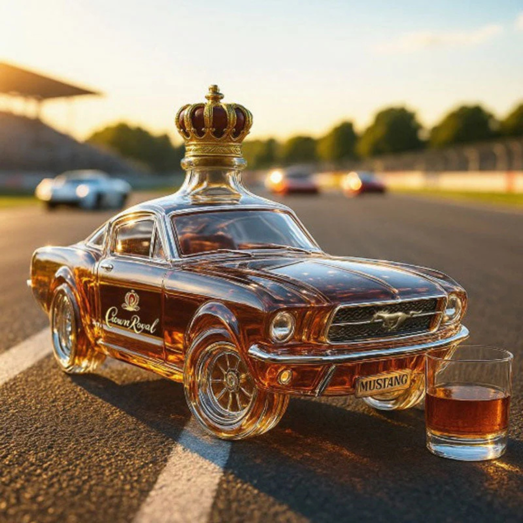 Mustang whiskey bottle
