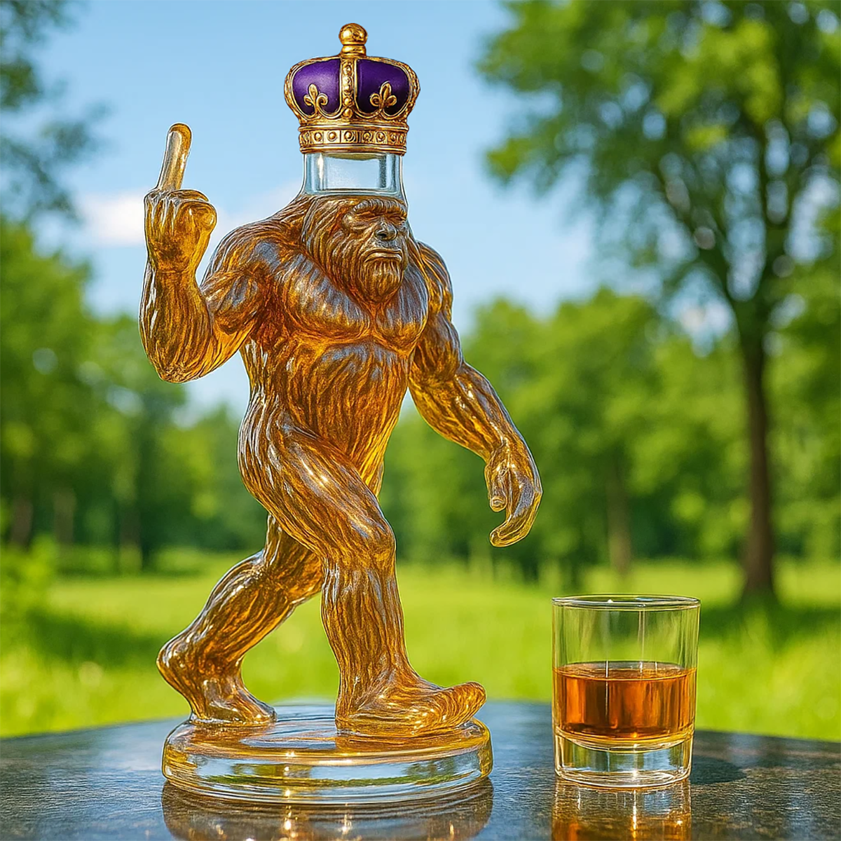 Bigfoot | Funny whiskey bottle Bigfoot