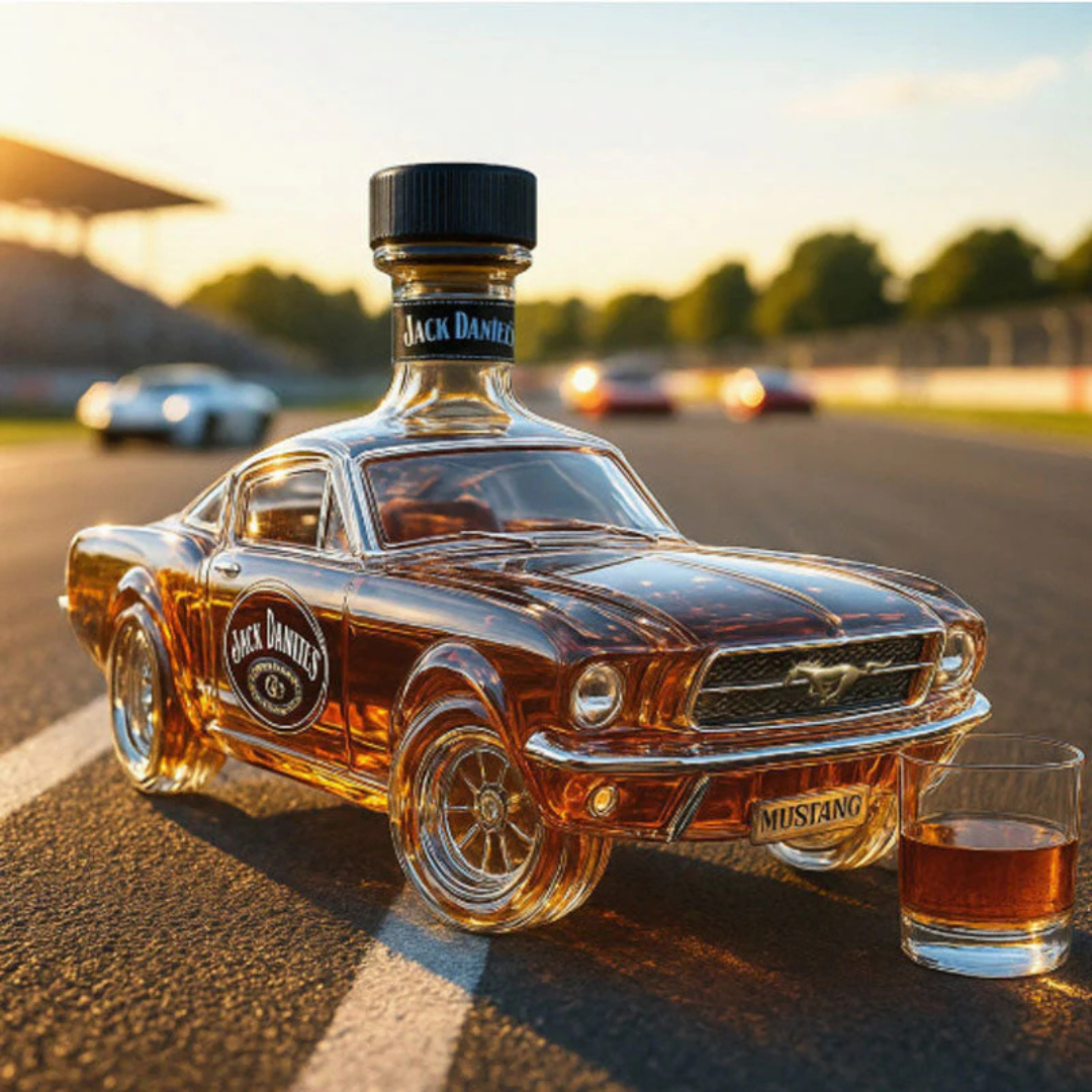 Mustang whiskey bottle