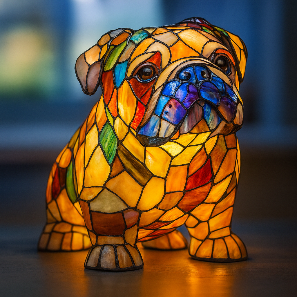 Lampada Artigianale – Fox: Fairytale Dog
