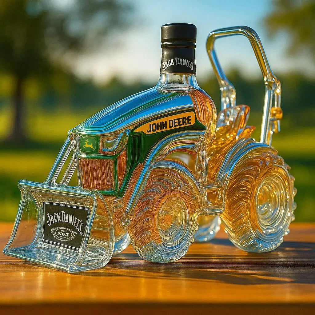 Tractor bottle decanter