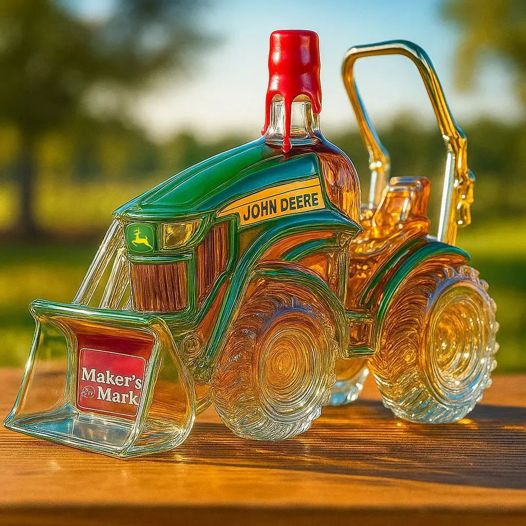 Tractor bottle decanter