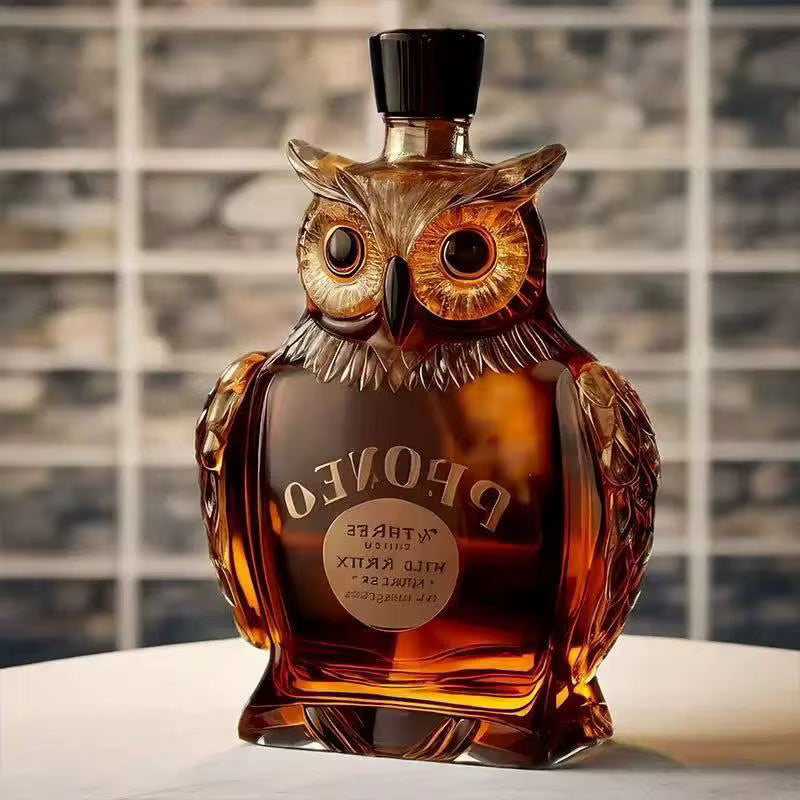 Whiskey Bottle Owl Potty