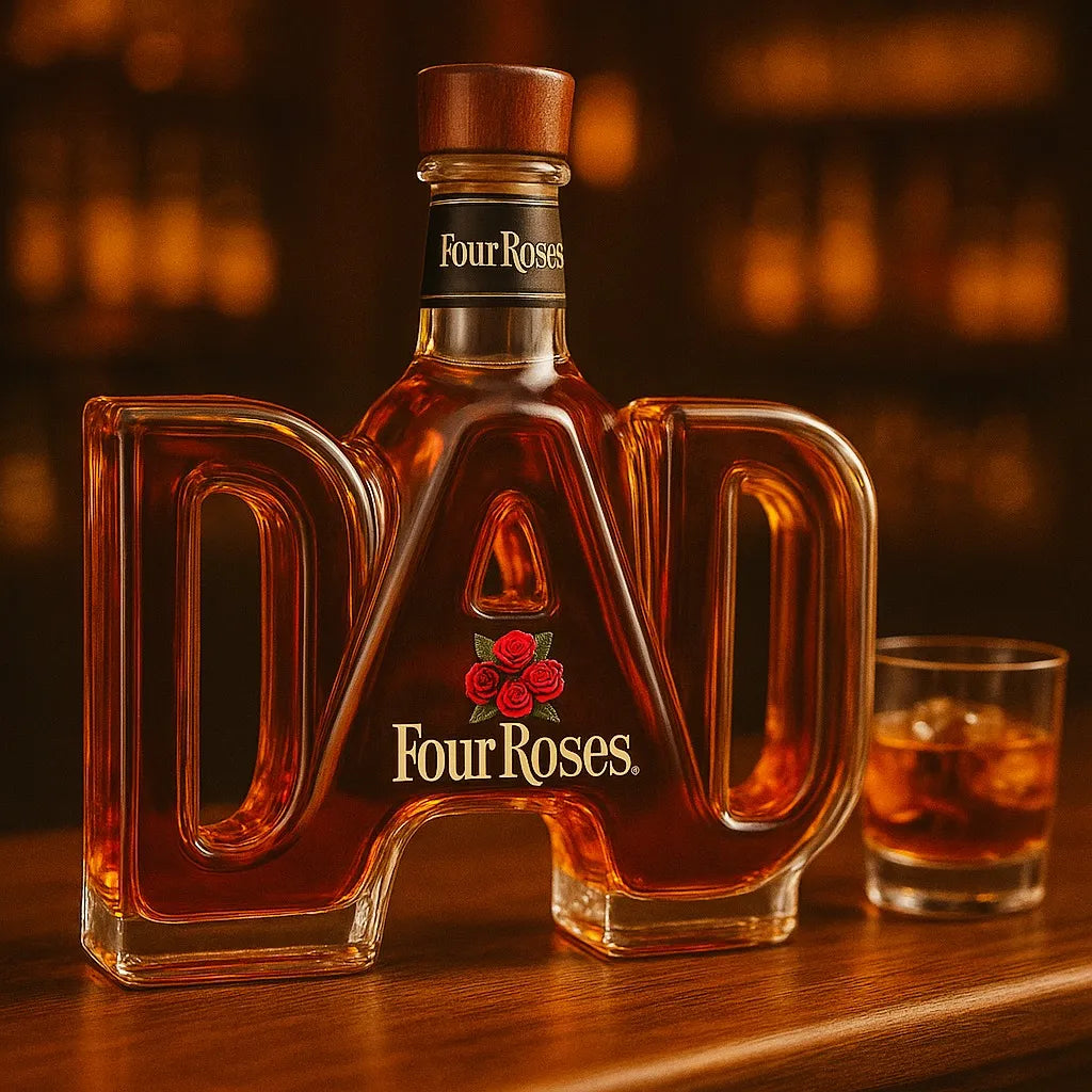 Jack Daniel's Whiskey Bottle - Dad Edition