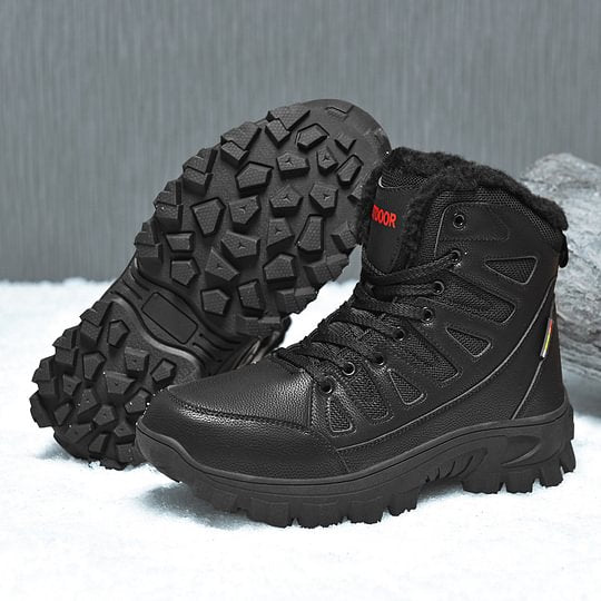 Men's combat boots - waterproof, non-slip hiking boots, puncture-proof and twist-proof work boots