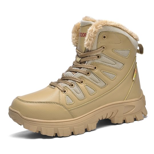 Men's combat boots - waterproof, non-slip hiking boots, puncture-proof and twist-proof work boots