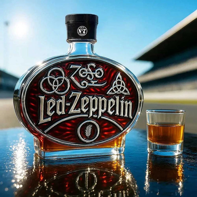 Limited edition whiskey decanter Zeppelin