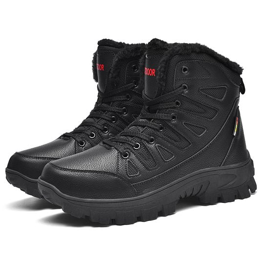 Men's combat boots - waterproof, non-slip hiking boots, puncture-proof and twist-proof work boots